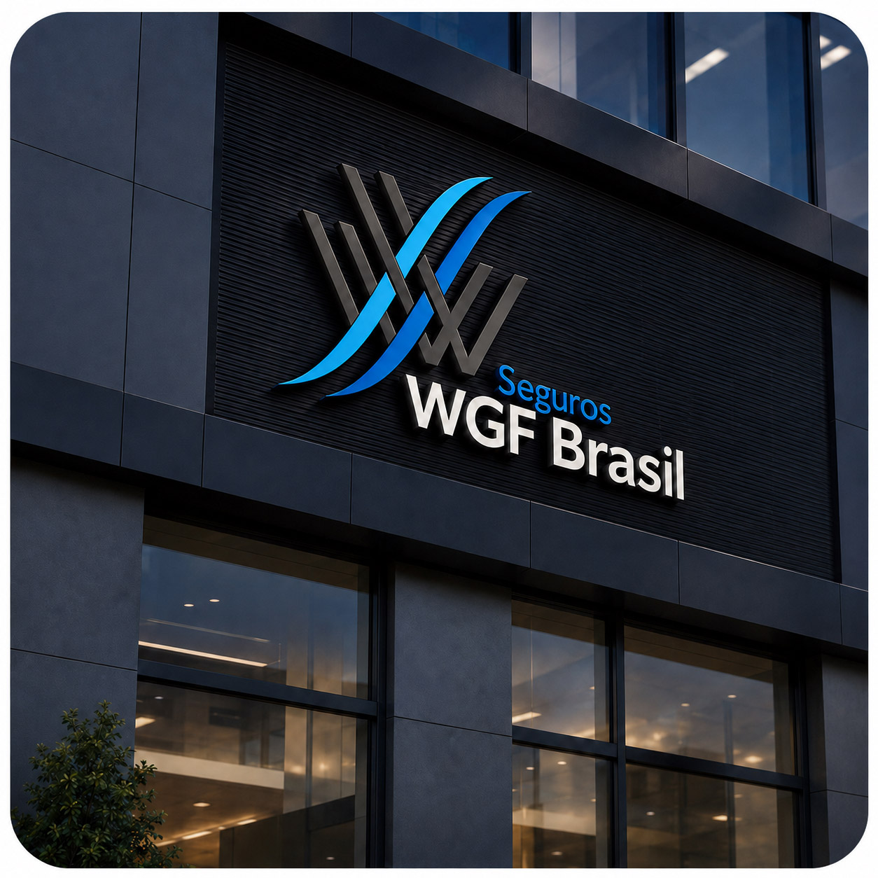 Representação da sede da WGF Brasil Corretora de Seguros